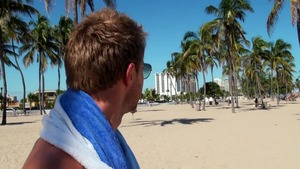 MILFHunter: Athletic Rose Monroe blowjob cum wearing bikini