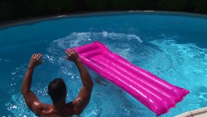 BabyGotBoobs: Brunette Cindy Dollar spanking